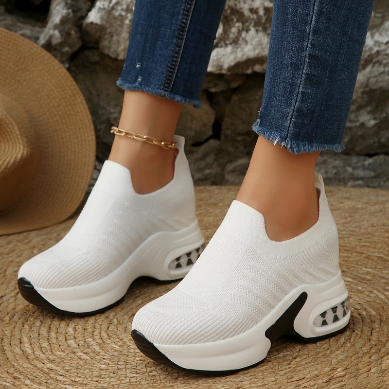 Wedge Espadrille Women - Женские повседневные кроссовки: удобные, дышащие, вязаные