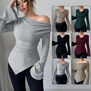 Женская блузка с длинным рукав – обзор и цена Blouse Off Shoulder