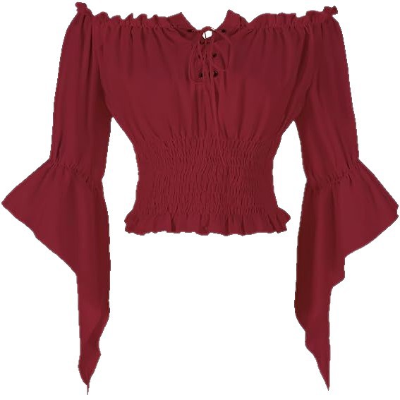 Женская винтажная блузка в сти – обзор и цена Blouse Off Shoulder