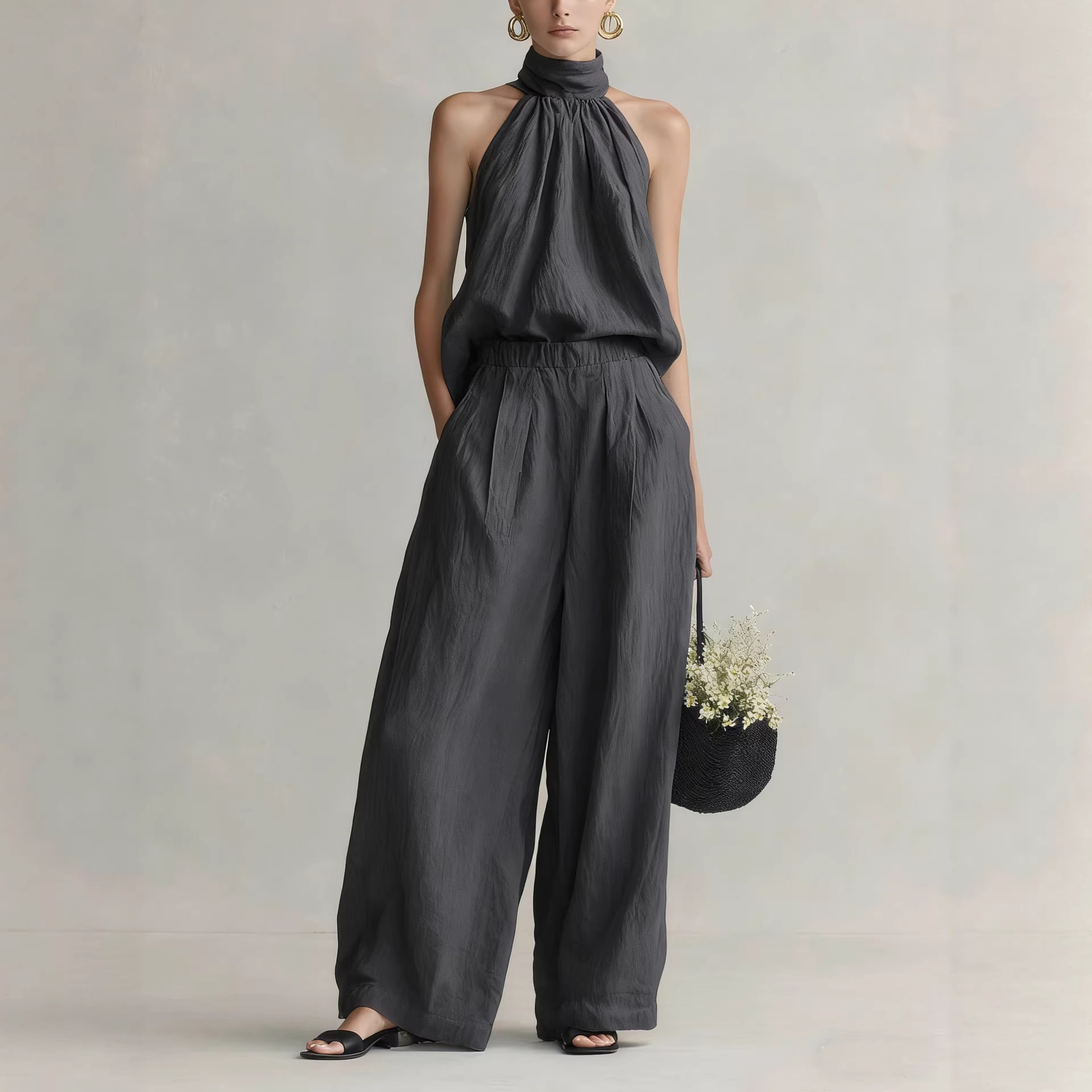 Женский летний комплект 2026:  – обзор и цена Linen Pant Wide