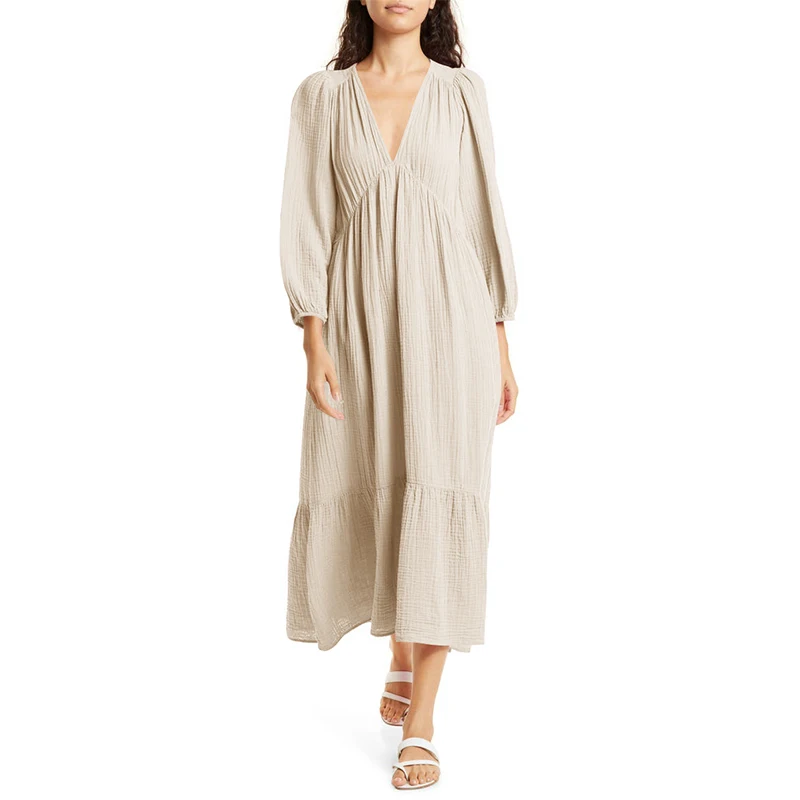 Муслиновые платья из 100% хлоп – обзор и цена Linen Dress Wrap