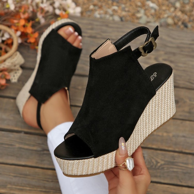 Женские летние сандалии на тан – обзор и цена Wedge Espadrille Women