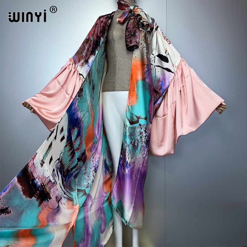 WINYI летнее кимоно, праздничн – обзор и цена Cover Up Kaftan