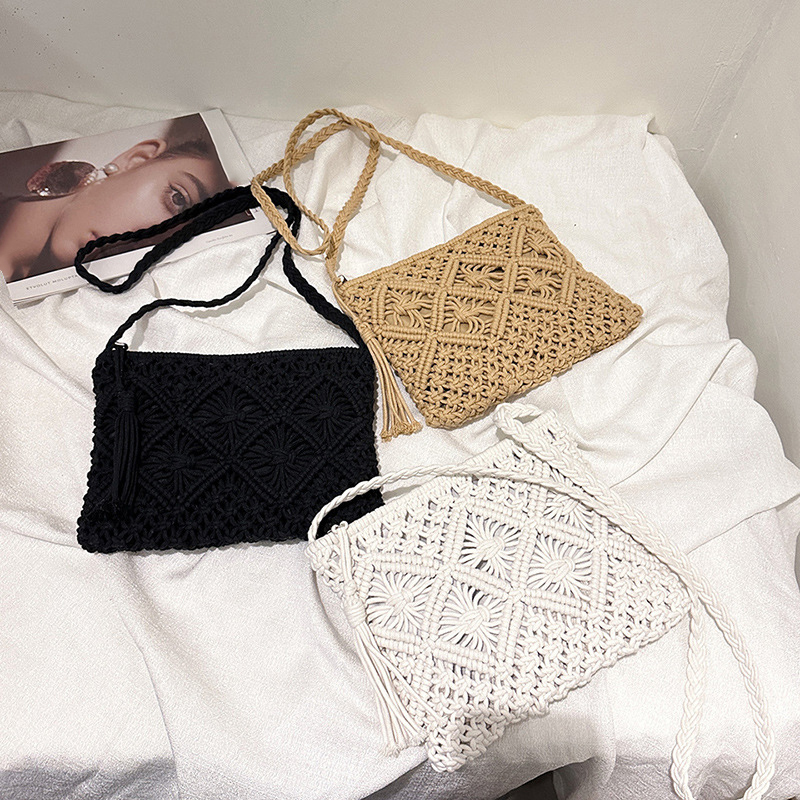 Модные плетеные сумки на плечо – обзор и цена Crochet Bag Raffia
