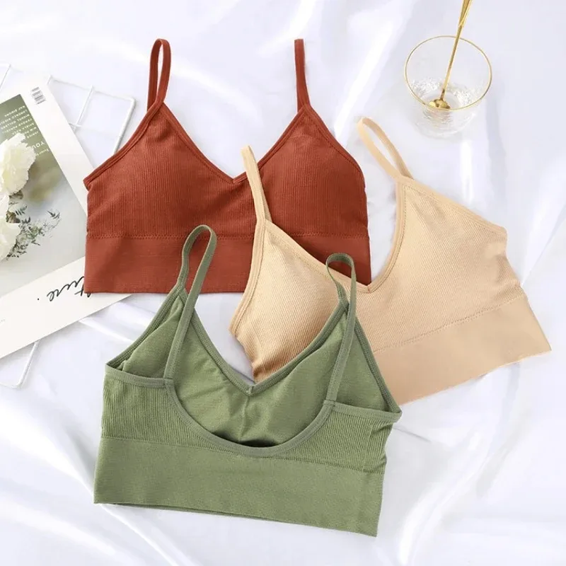 Бесшовный женский бюстгальтер  – обзор и цена Bralette Triangle Set