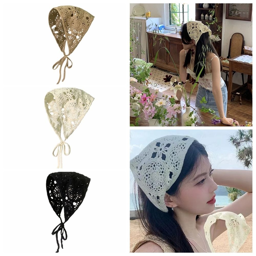 Повязка на голову с цветочным  – обзор и цена Headband Summer Knit