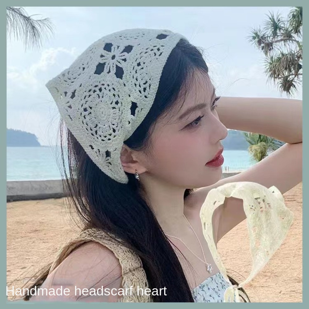 Повязка на голову с цветочным  – обзор и цена Headband Summer Knit