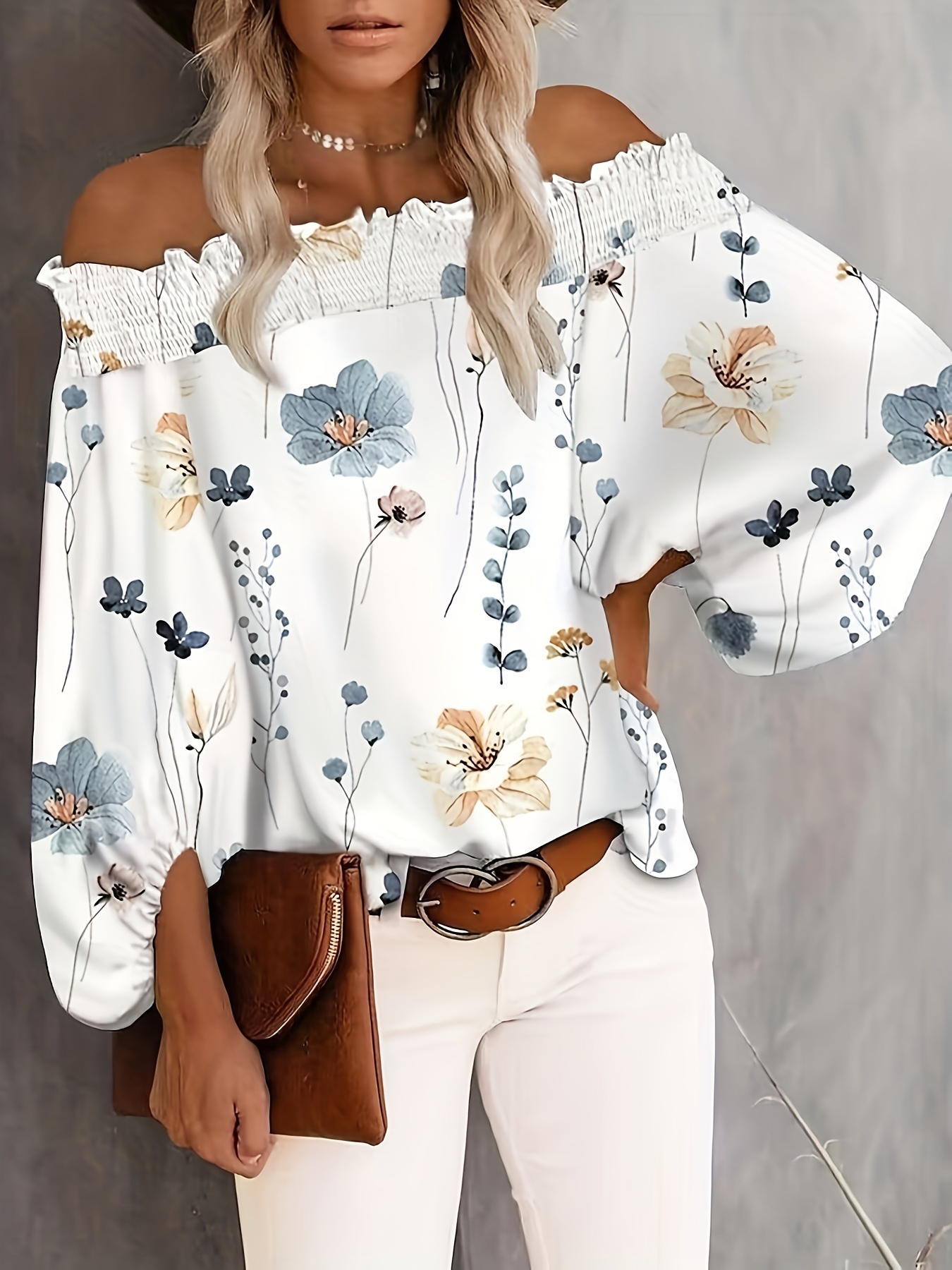 Новая женская повседневная блу – обзор и цена Blouse Off Shoulder
