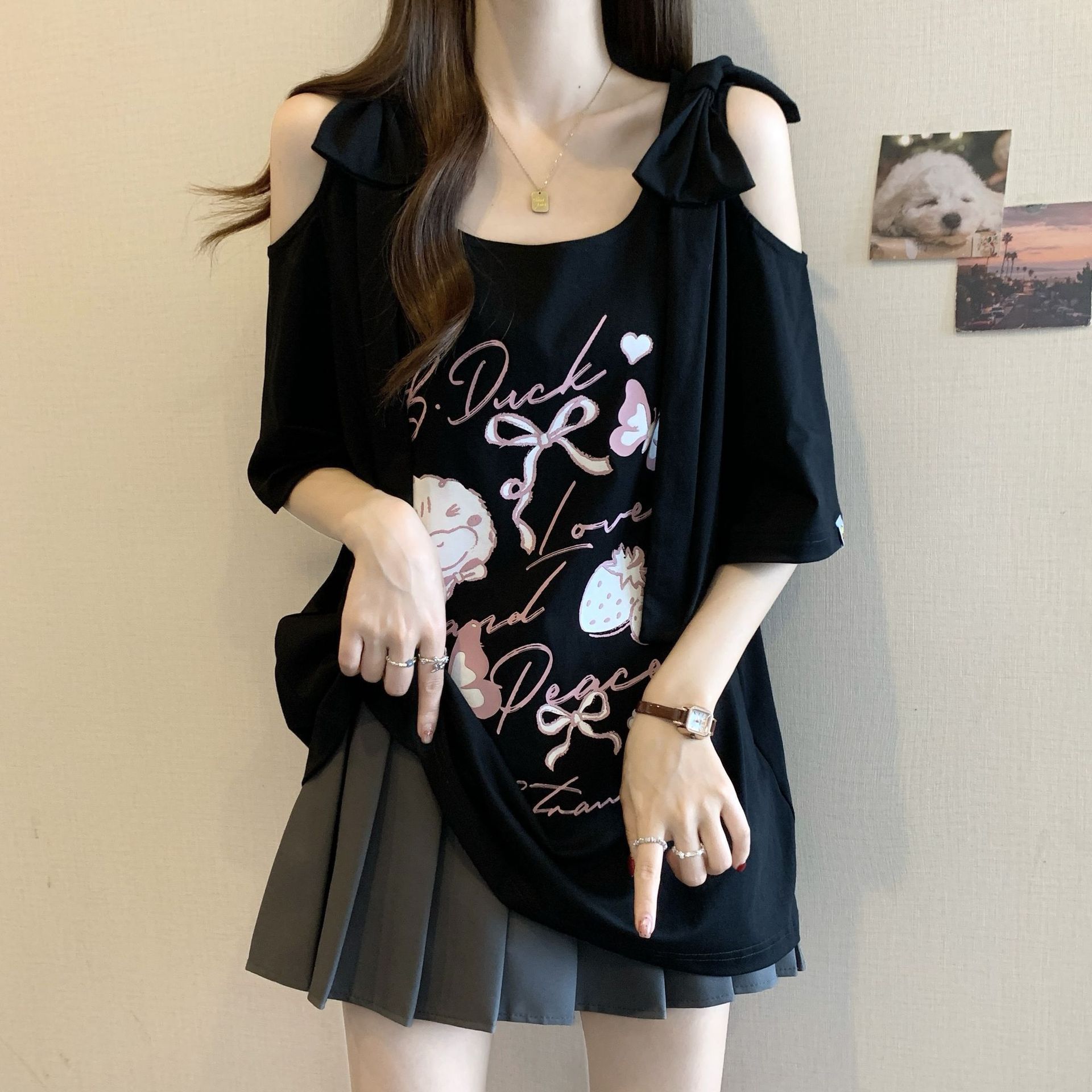 Летняя женская футболка большо – обзор и цена Blouse Off Shoulder
