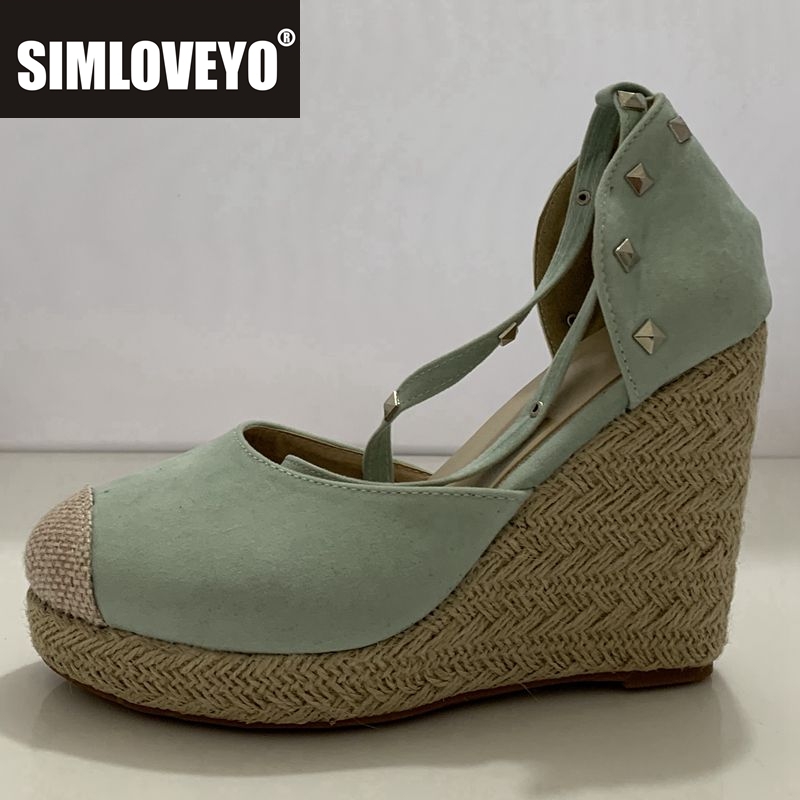SIMLOVEYO эспадрильи, женские  – обзор и цена Wedge Espadrille Women