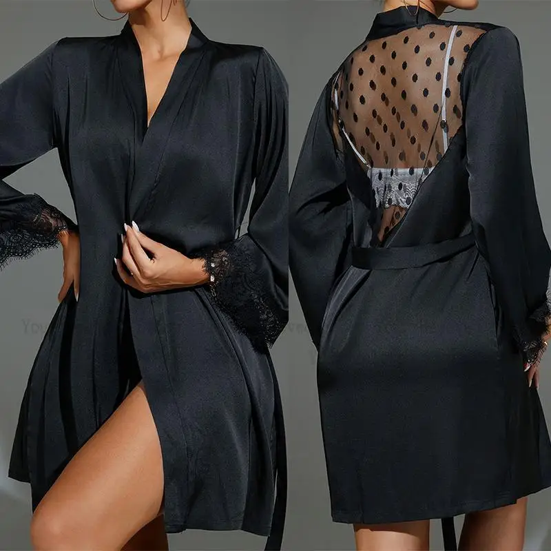 Короткое кимоно, черный прозра – обзор и цена Kimono Sheer Floral