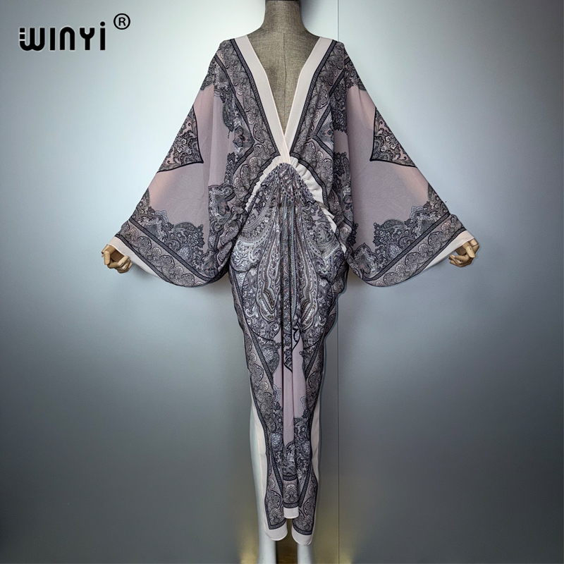 WINYI Сексуальное платье с V-о – обзор и цена Cover Up Kaftan