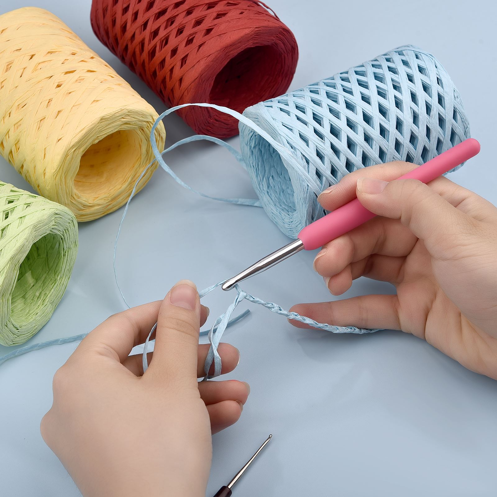 100 м натуральная соломенная п – обзор и цена Crochet Bag Raffia