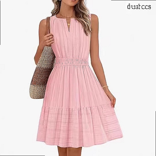 Весенне-летнее женское платье  – обзор и цена Linen Dress Wrap
