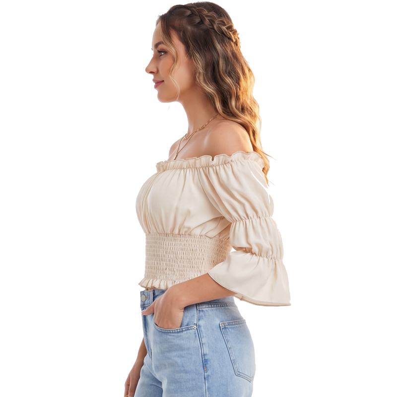 Блузка в стиле Ренессанс для ж – обзор и цена Blouse Off Shoulder