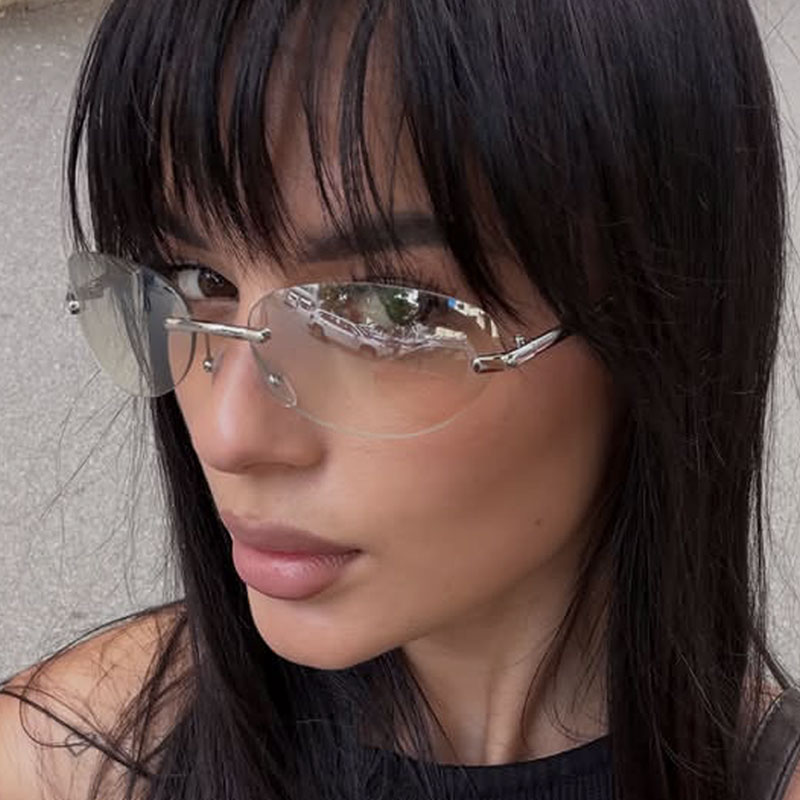 Солнцезащитные очки без оправы – обзор и цена Sunglasses Cat Eye