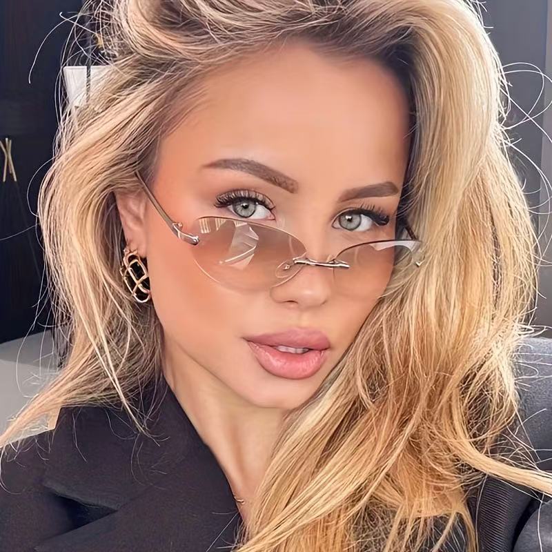 Солнцезащитные очки без оправы – обзор и цена Sunglasses Cat Eye