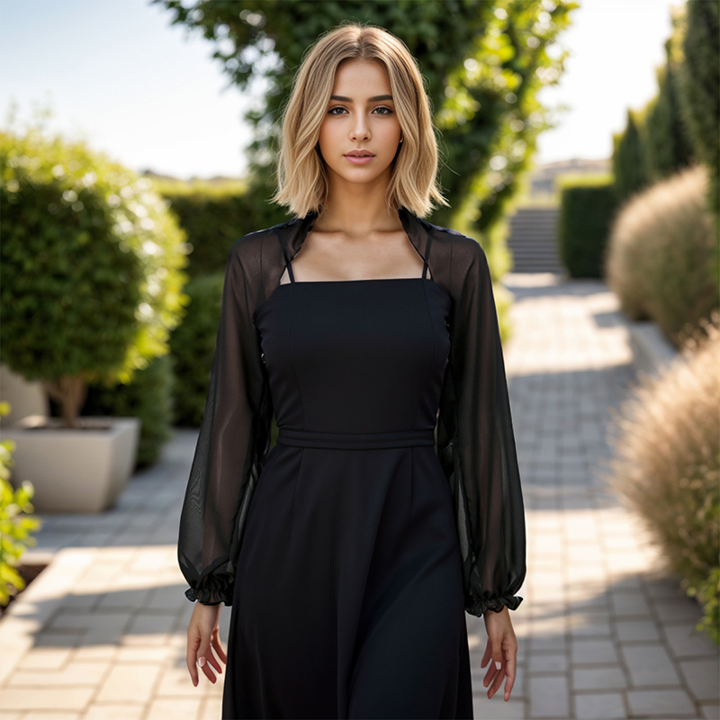 Сплошной цвет, шифоновая шаль, – обзор и цена Blouse Off Shoulder